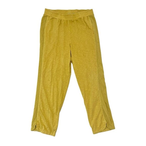 Soft Surroundings Pull-On Lightweight Breezy Pants Golden Yellow size Large - Picture 1 of 8